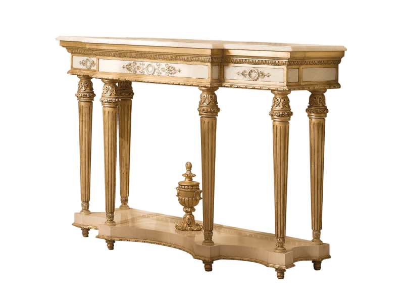 BelCor GD0232BX 01 S 01 console Granducale dining room precious carved amphora base refined classic made in italy furnitures