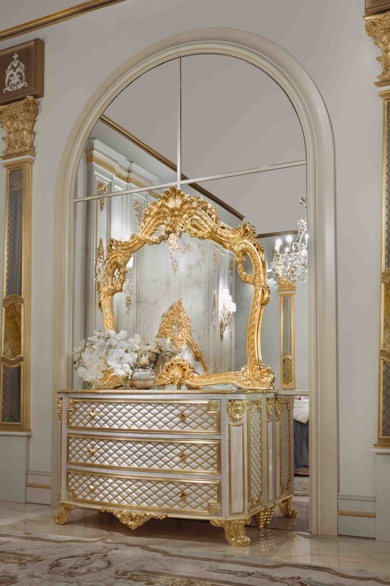 BelCor GA0691NX 01 T 01 mirror Gaudenzia bedroom friezes frame elegant luxury furnishings