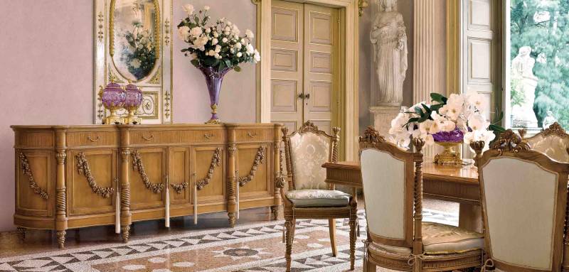 BelCor VE0181BX 01 T 01 dining chair Versailles dining room upholstered back seat fabric cushion luxury made in italy interior