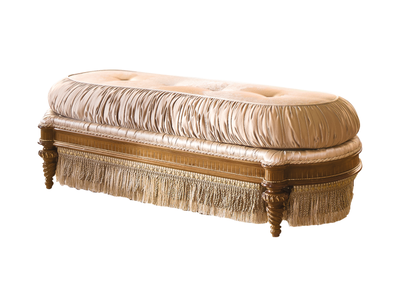 BelCor VE1552DX 01 S 01 pouf Versailles bedroom upper pleated upholstering exclusive custom made italian interiors