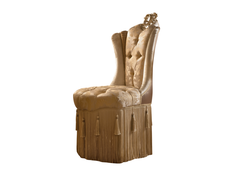 BelCor MS0741AX 01 S 01 small armchair Majestic bedroom Incanto rich gold decorations luxury italian custom made