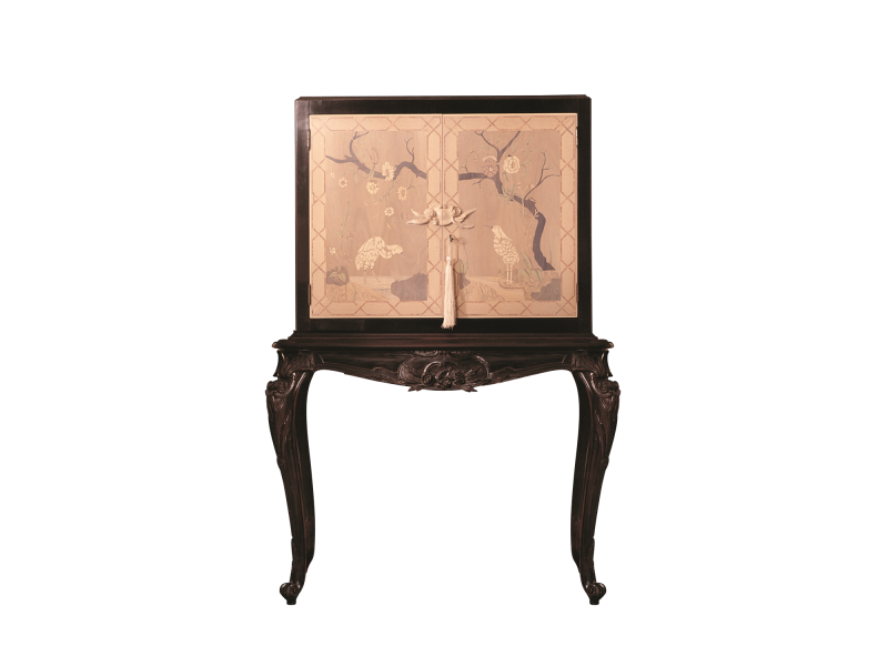 BelCor AL0272NX 01 S 01 bar unit Alexander living room Magnifica bar forniture inlaid doors made in italy frame chandelier
