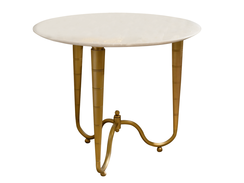 BelCor VS0281MX 01 S 01 side table Venus living room Fascino three carved legs Exclusive made in italy interiors
