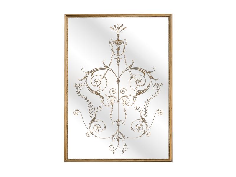 BelCor GD0692NY 01 S 01 mirror Granducale living room Bellezza wooden frame refined classic made in italy furnitures
