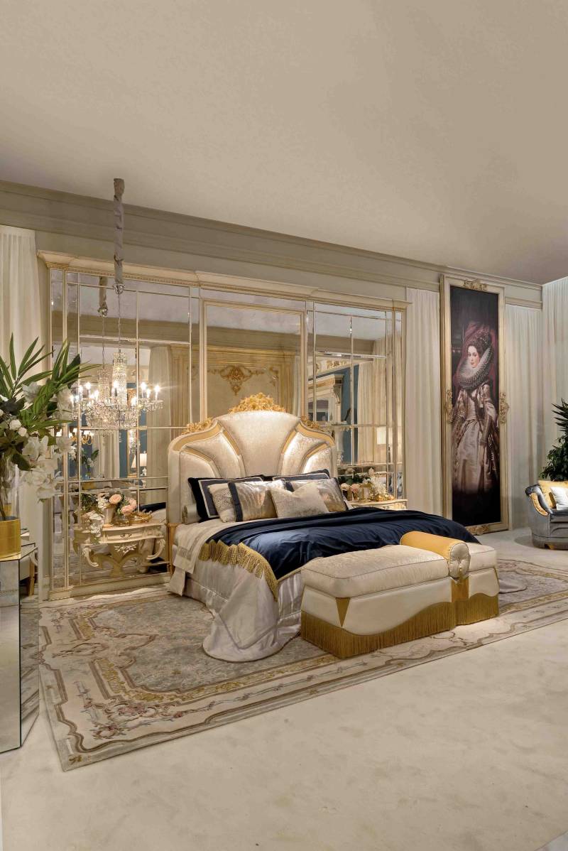 BelCor RG0642PX 04 T 01 night table Regale bedroom Fascino capital wooden top inlay handcrafted luxurious made in italy