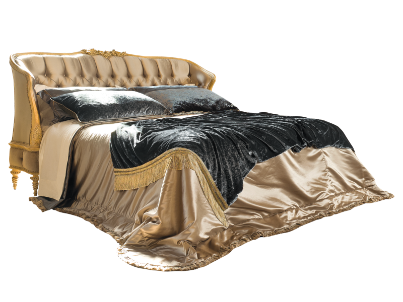 BelCor VE0525IY 01 S 01 bed Versailles dining room upholstered internal headboard premium italian classic luxury