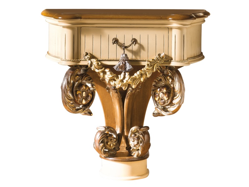 BelCor VE0641PX 01 S 01 night table Versailles bedroom wooden top exclusive custom made italian interiors