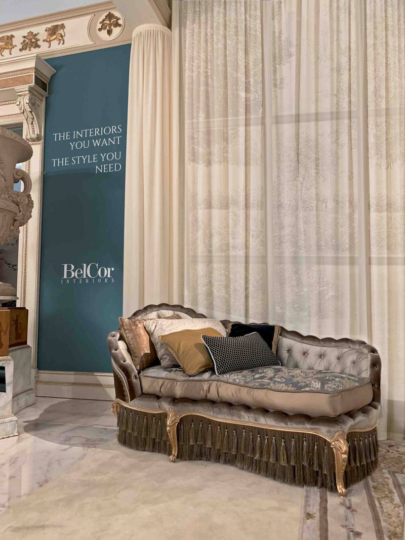 BelCor GD1572NX 01 T 01 dormeuse Granducale bedroom Fascino precious upholstered band made in italy custom made