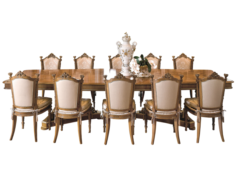 BelCor VE0156CX 01 S 01 dining table Versailles dining room top enriched elaborate inlays luxury made in italy furnistures