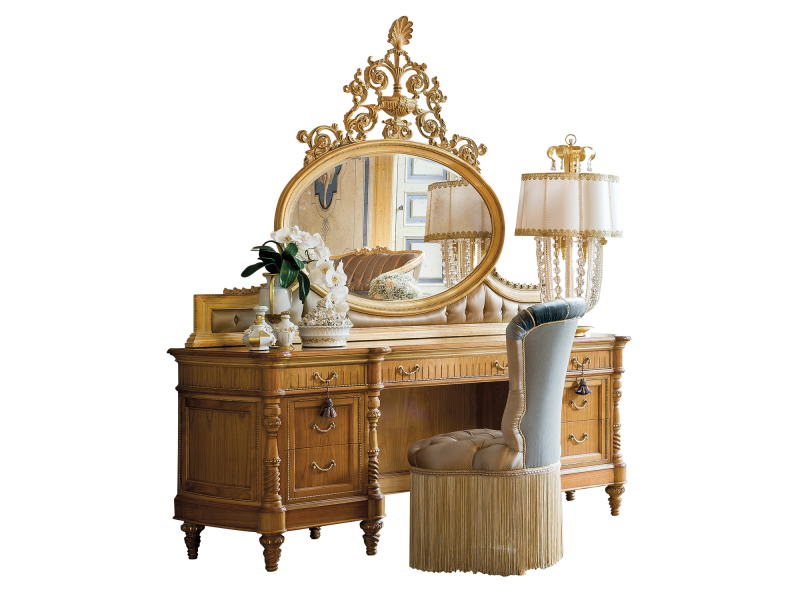 BelCor VE0662NX 01 S 01 dressing table Versailles bedroom cherry wood top high quality italian materials