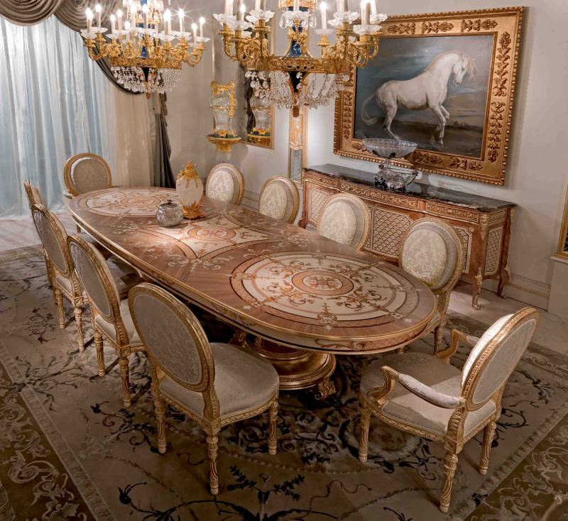 BelCor SF0155CX 05 T 01 dining table Sforza dining room Sublime dining area chair italian classic interiors